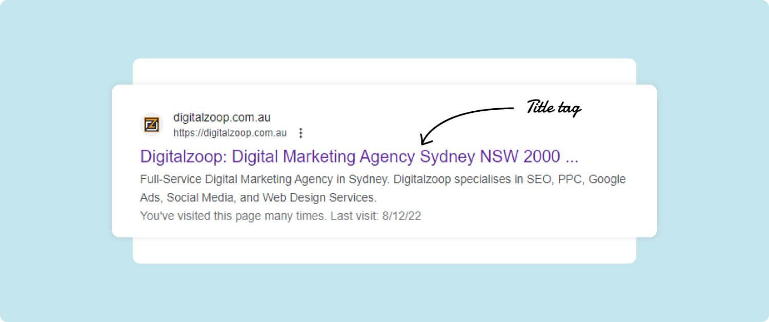 Title Tags | SEO Guide 2023 | Digitalzoop